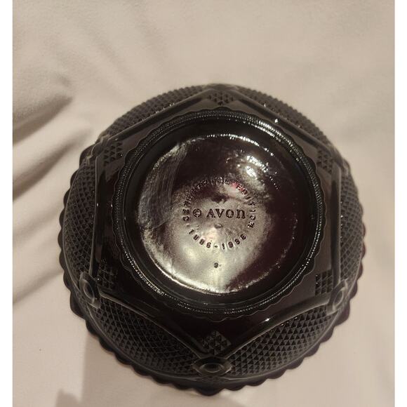 Avon 1876 Cape Cod Ruby Red Bowl Centennial Edition 1886–1986 8" 2 in Stock - Picture 2 of 7